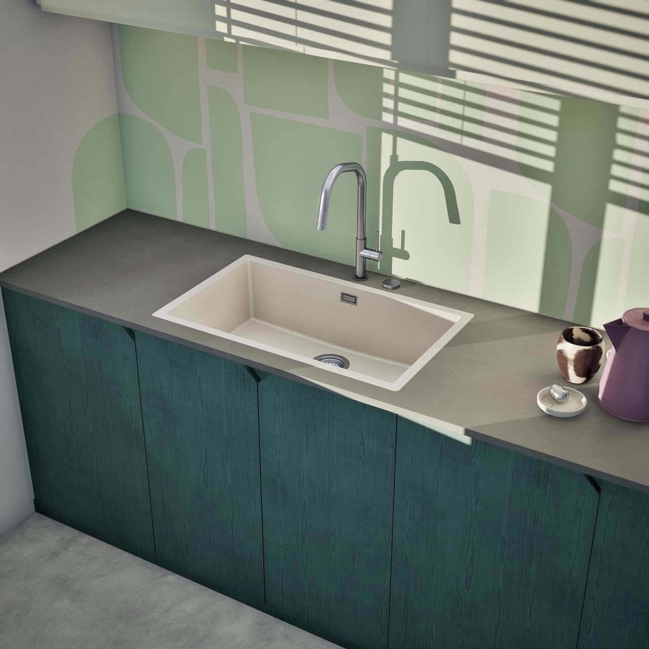 Dřez FORMHAUS D-100LS NERO